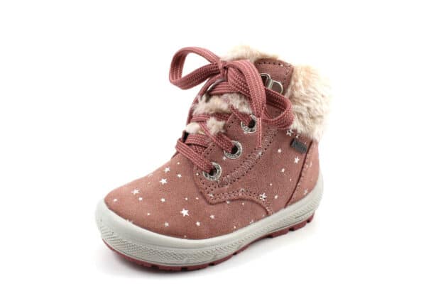 Stiefel Mädchen rose Stiefelette Leder  GROOVY 27