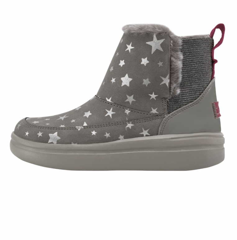 Stiefel Jungen grau Hey Dude Mel Youth Star Grey 38