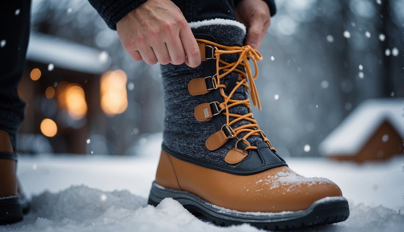 Welche Socken in Winterstiefel